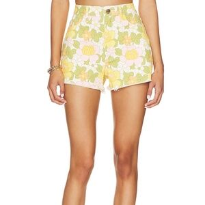 SHOW ME YOUR MUMU ARIZONA HIGH WAISTED SHORTS IN FRESH FLORAL